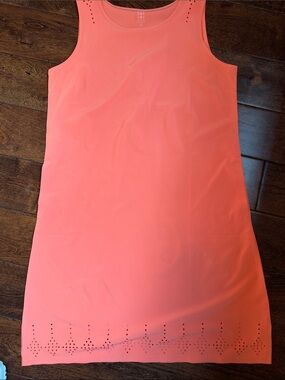 Title Nine Coral Scoop Neck Dress